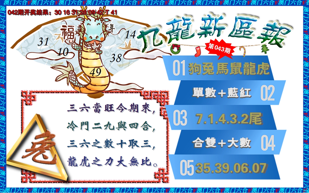 2025043期澳门新区报