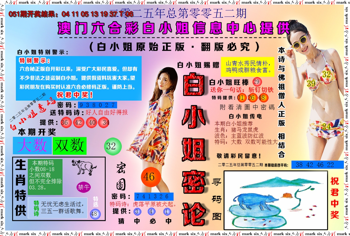 2025052期白小姐密论