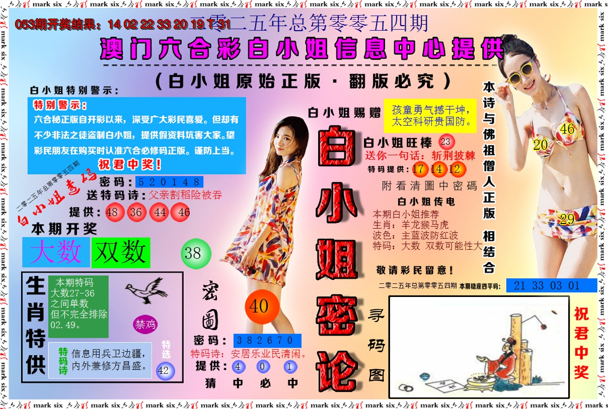 2025054期白小姐密论