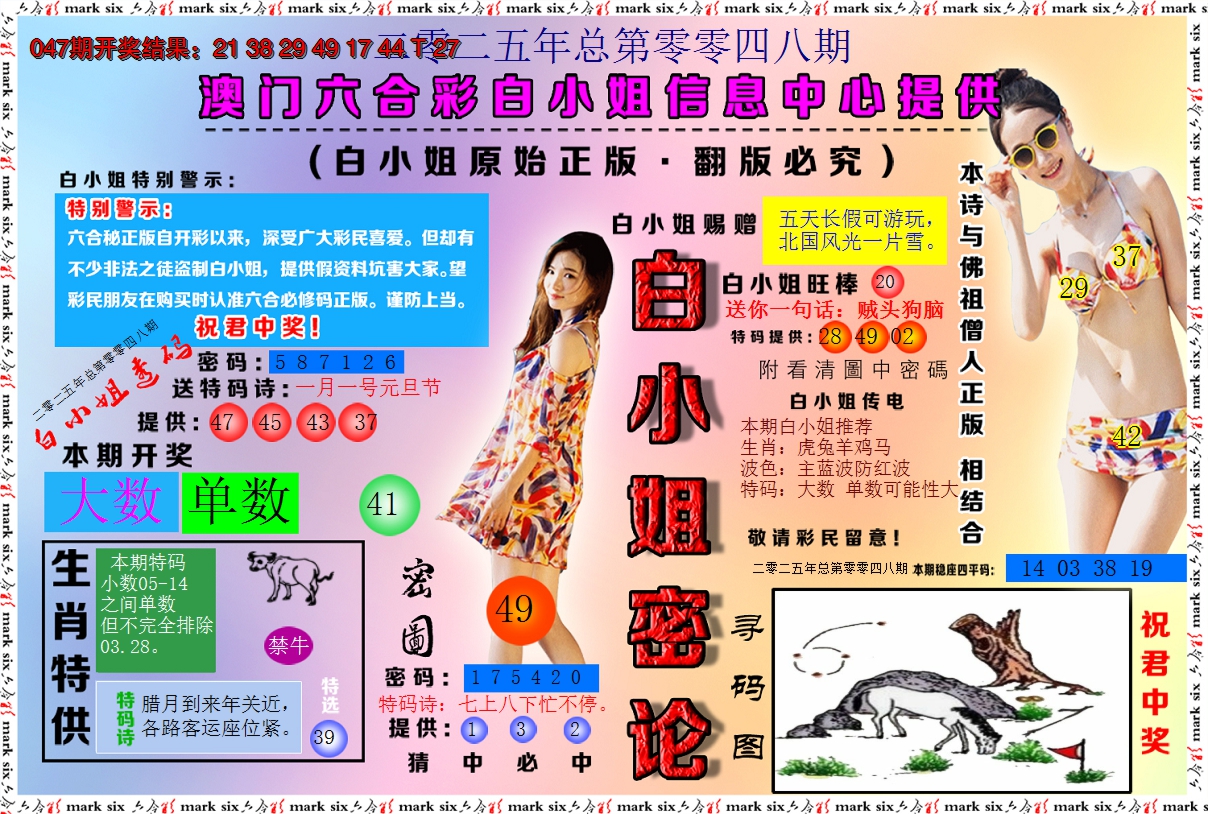 2025048期白小姐密论