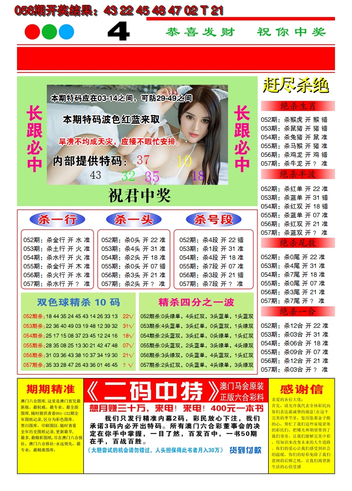 2025057期澳门致富经C
