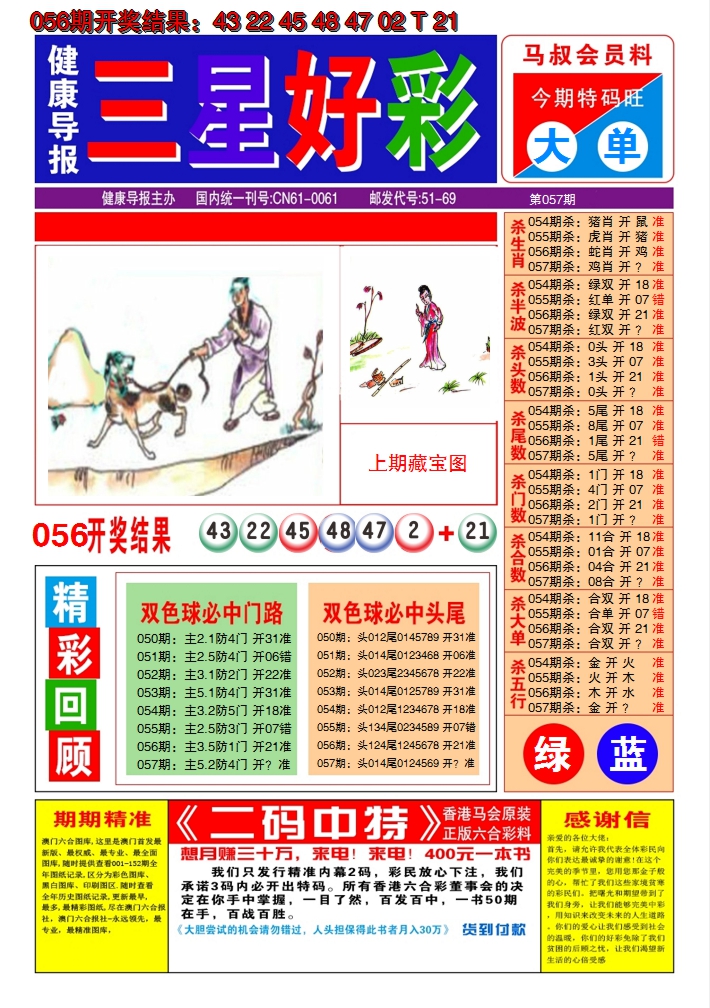 2025057期澳门三星好彩A
