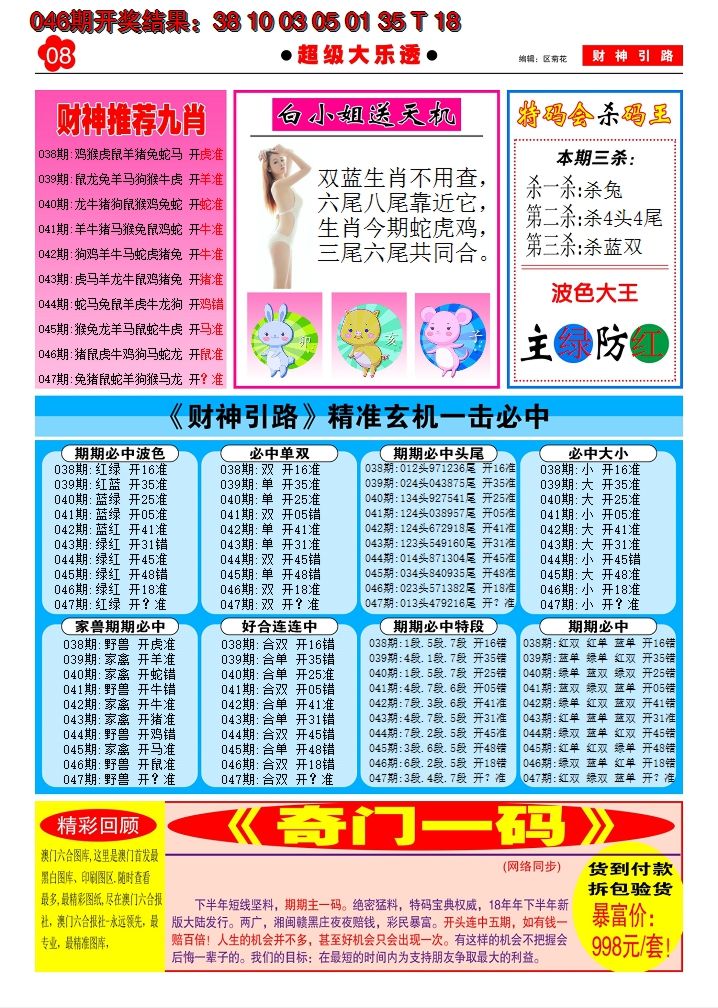 2025047期财神引路B