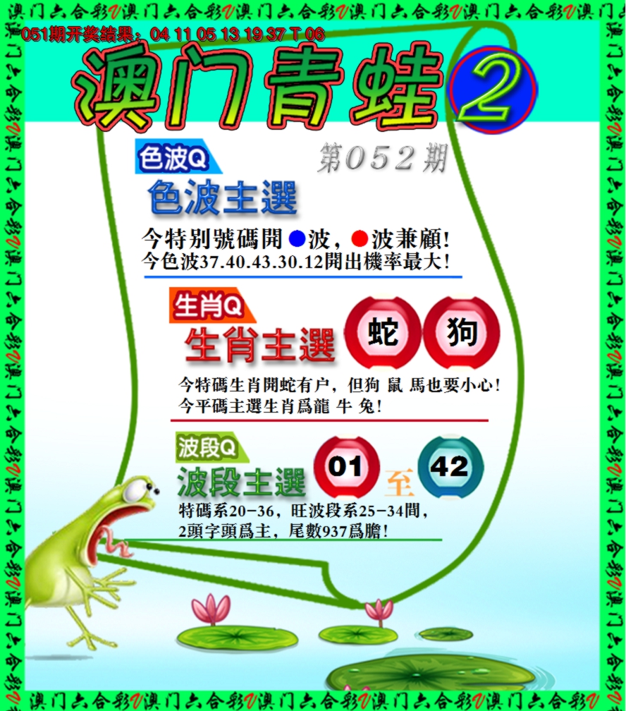 2025052期青蛙系列2