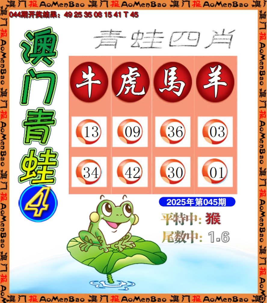 2025045期青蛙系列4