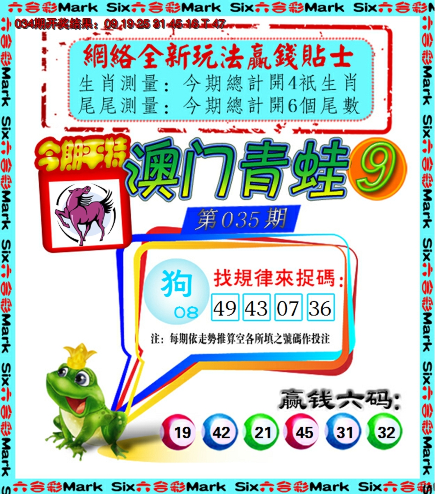 2025035期青蛙系列9