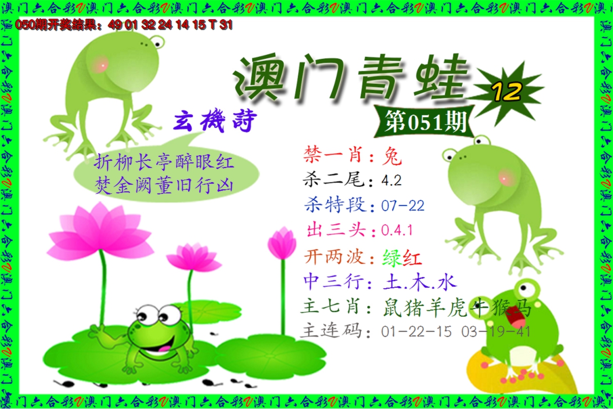 2025051期青蛙系列12