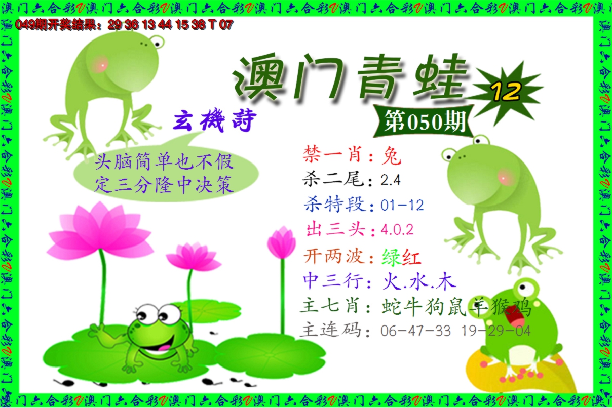 2025050期青蛙系列12