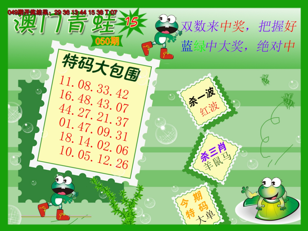 2025050期青蛙系列15