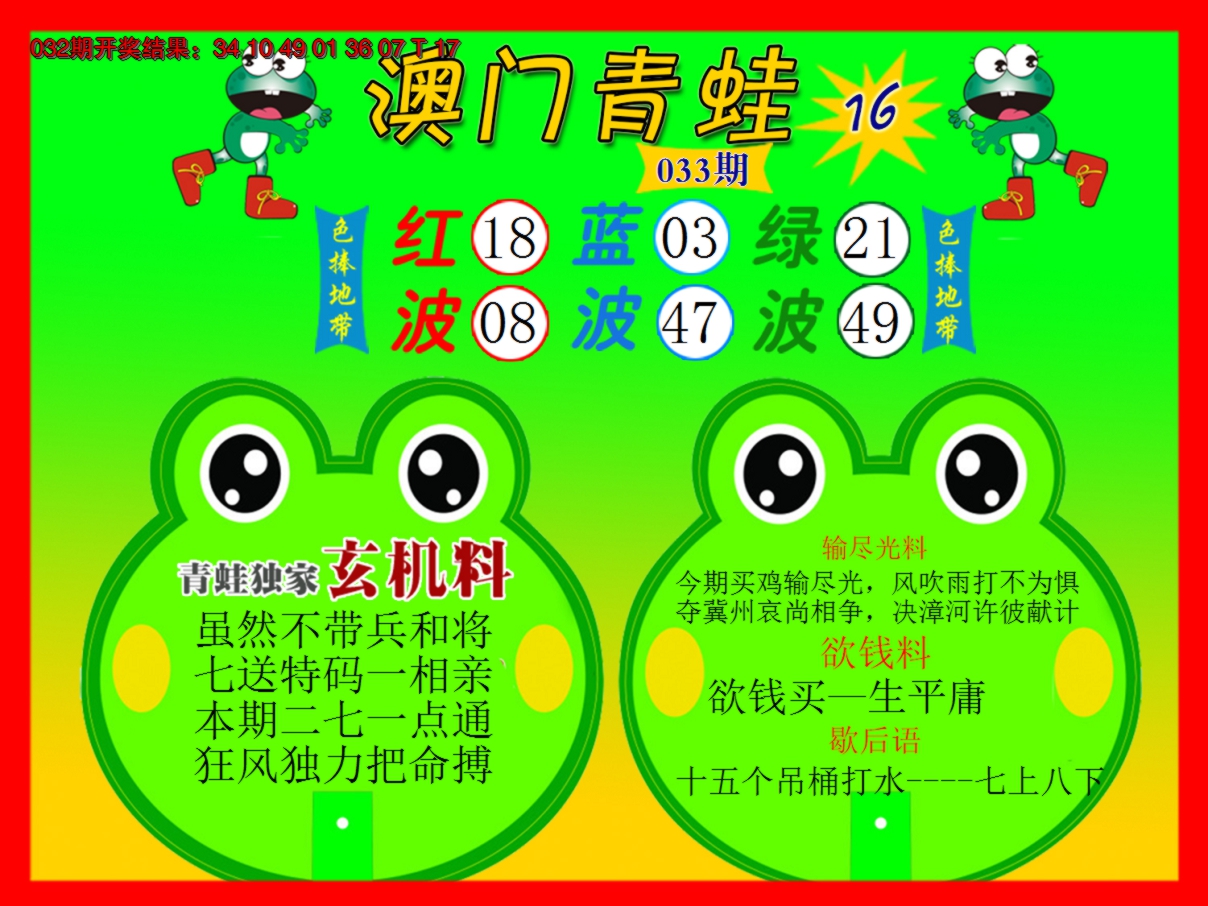 2025033期青蛙系列16