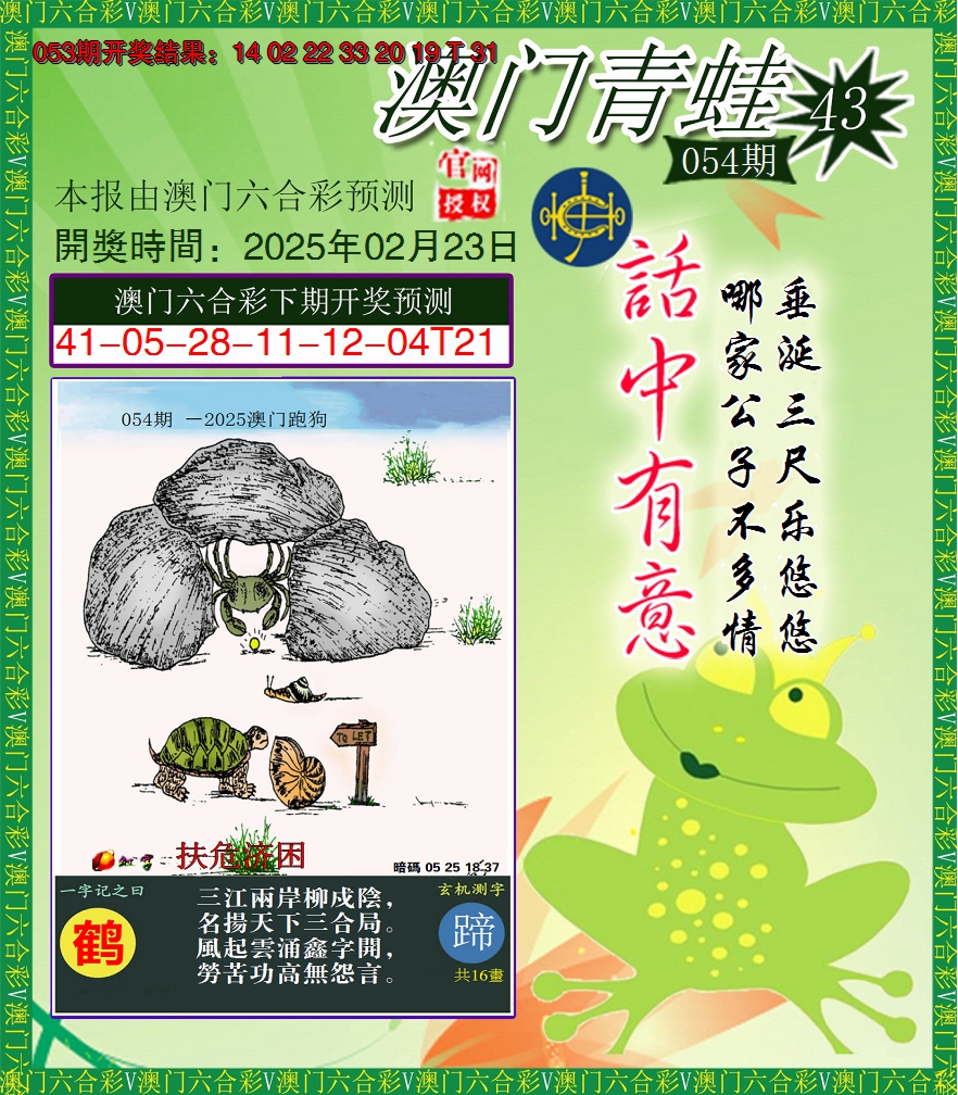 2025054期青蛙系列43