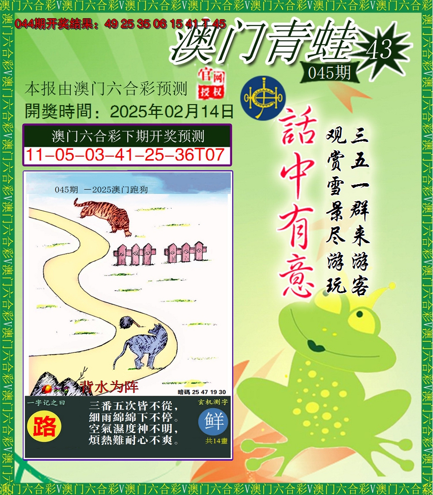 2025045期青蛙系列43