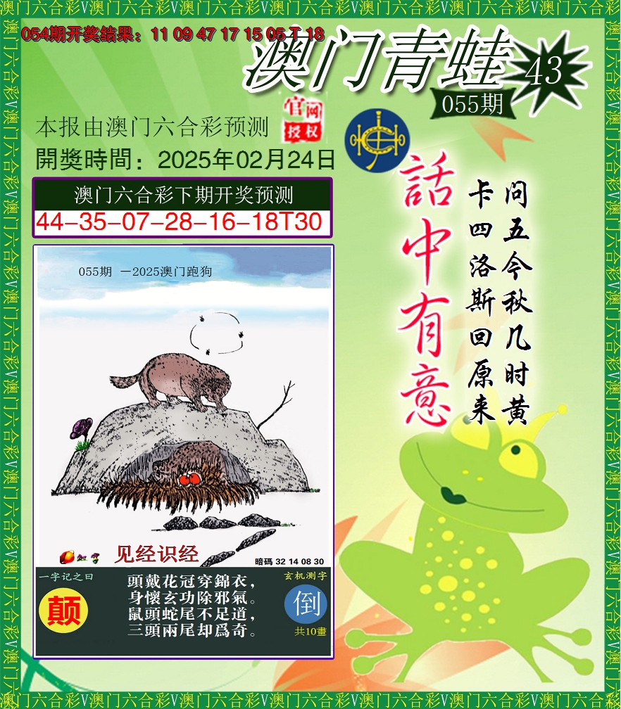 2025055期青蛙系列43