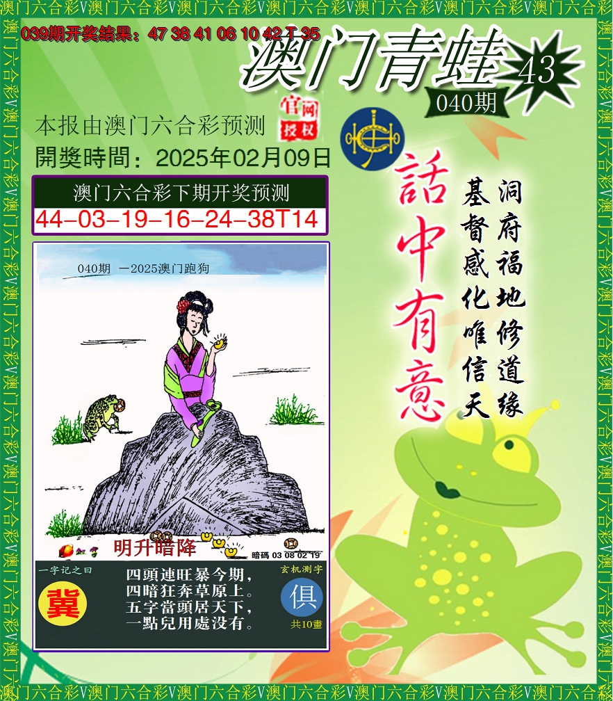 2025040期青蛙系列43