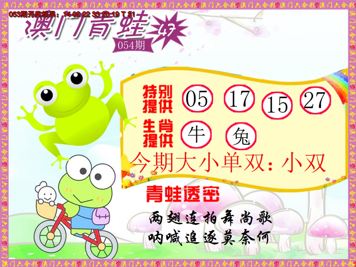 2025054期青蛙系列47