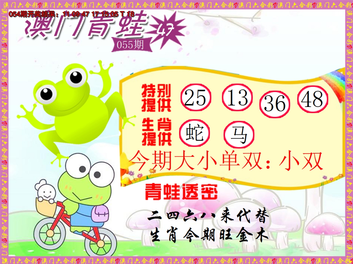 2025055期青蛙系列47