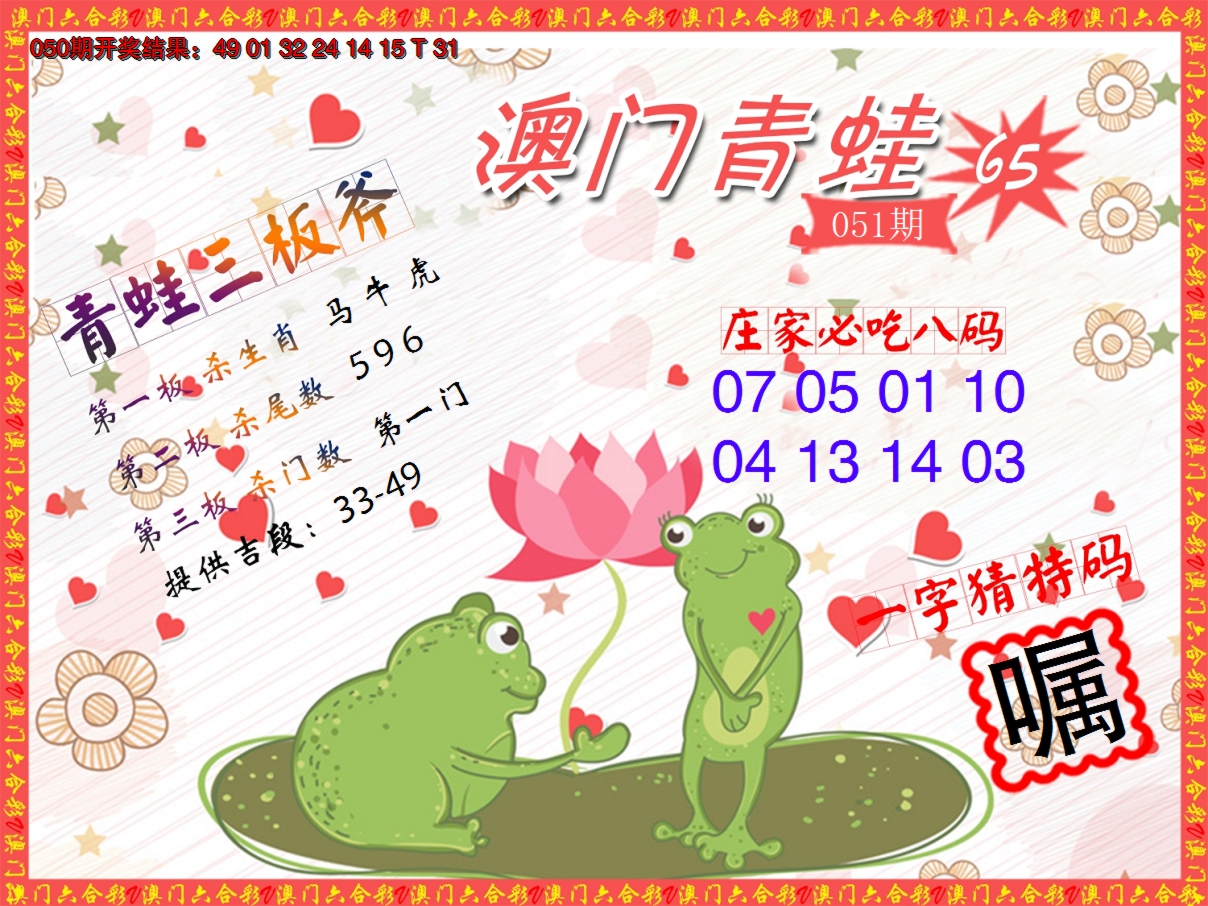 2025051期青蛙系列65
