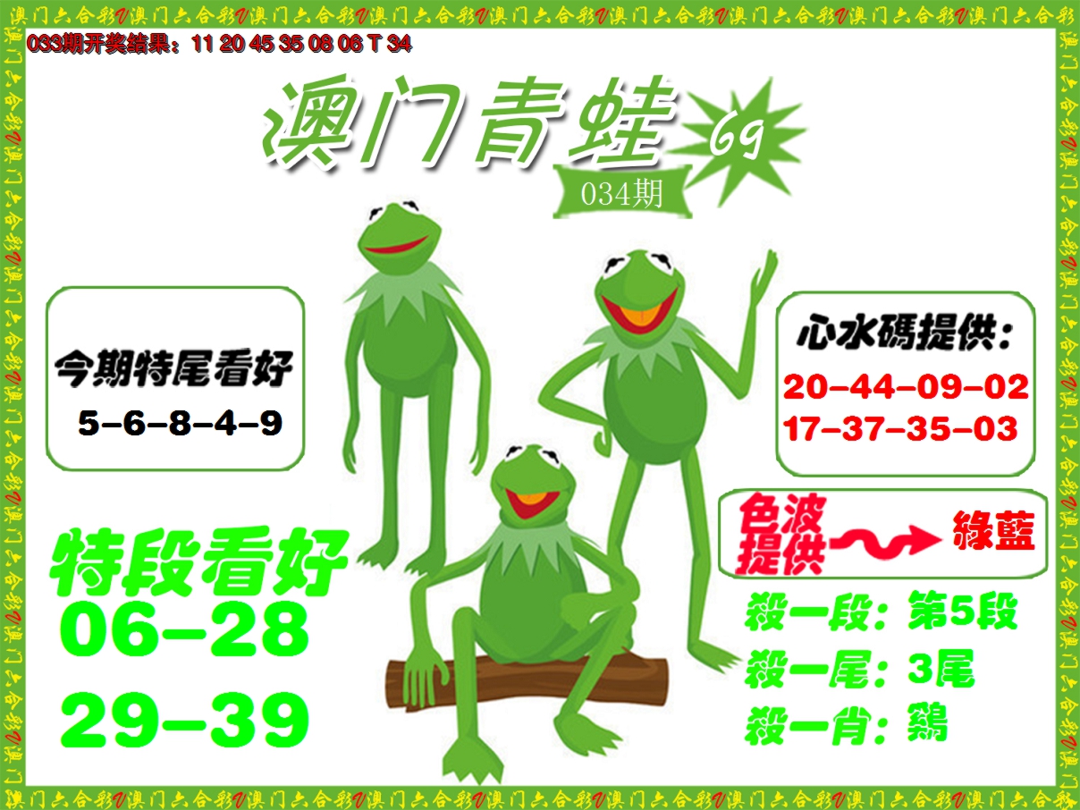 2025034期青蛙系列69