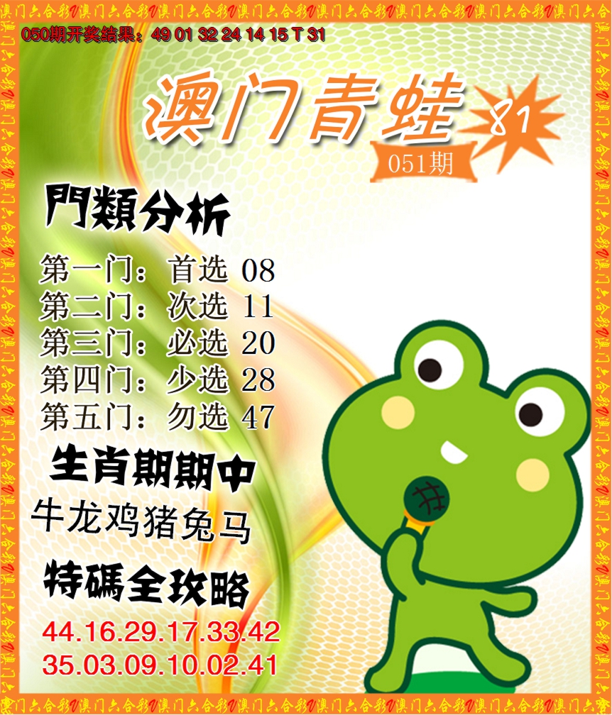 2025051期青蛙系列81