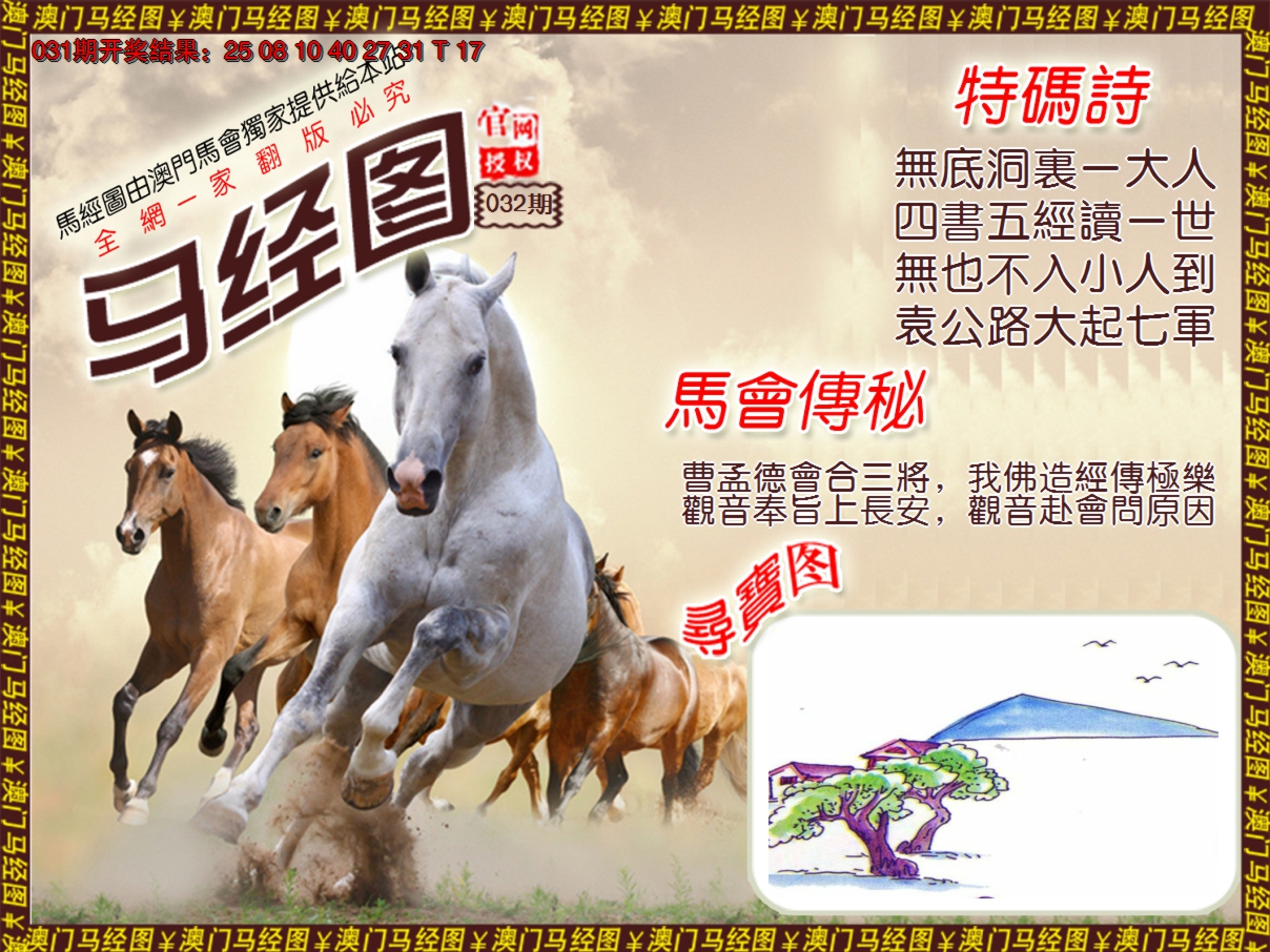 2025032期马经系列1