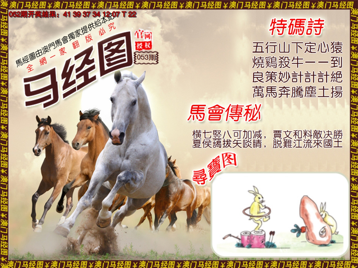 2025053期马经系列1