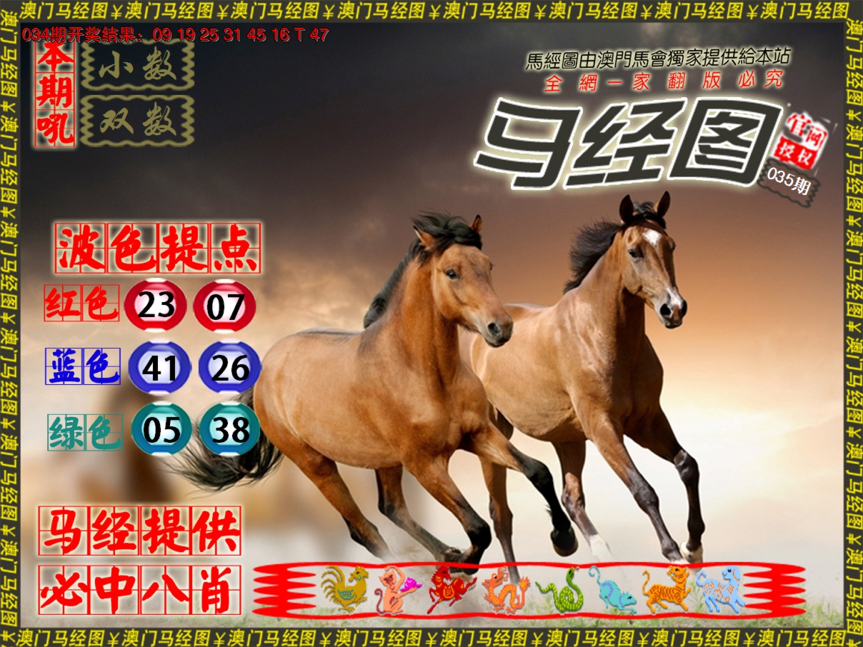 2025035期马经系列3