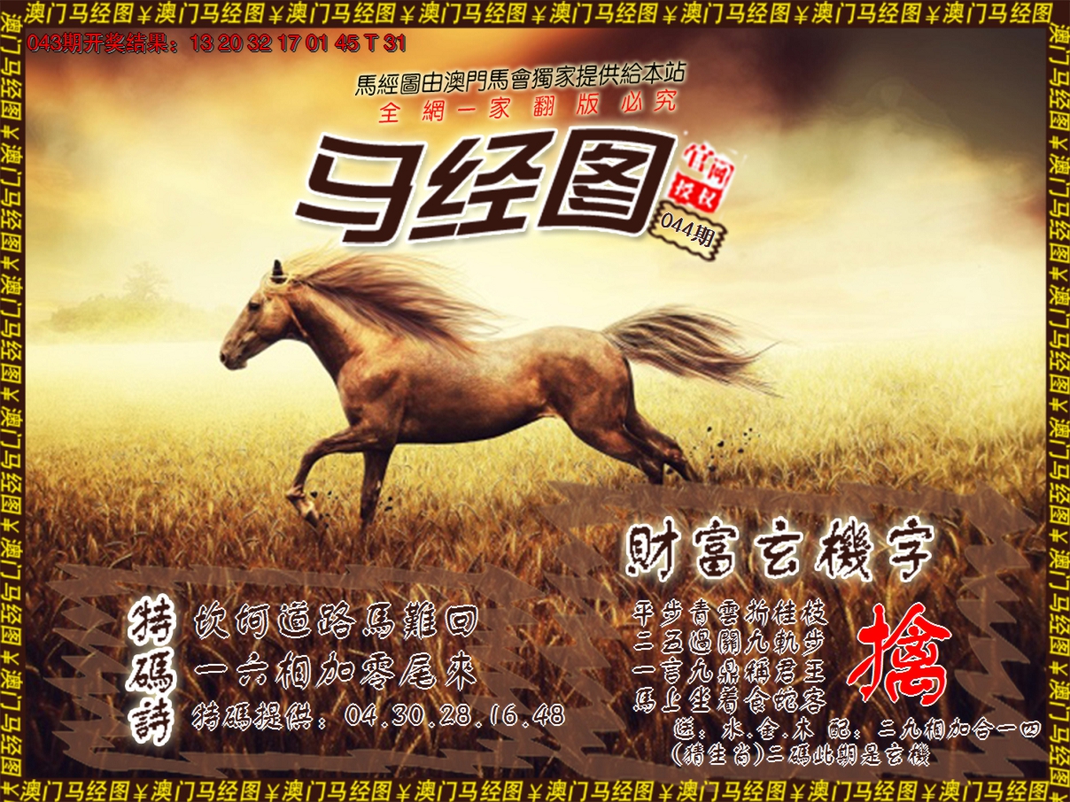 2025044期马经系列10