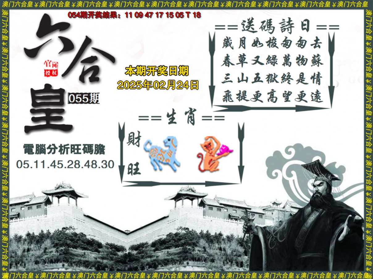 2025055期六合皇系列3