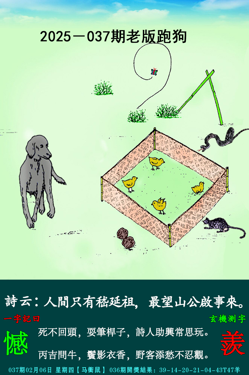 2025037期老跑狗图