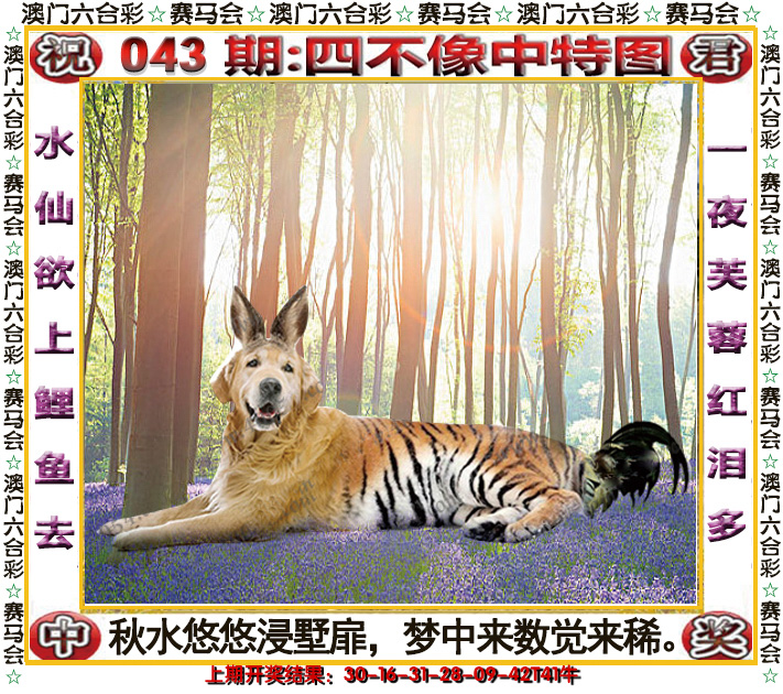 2025043期四不像中特图