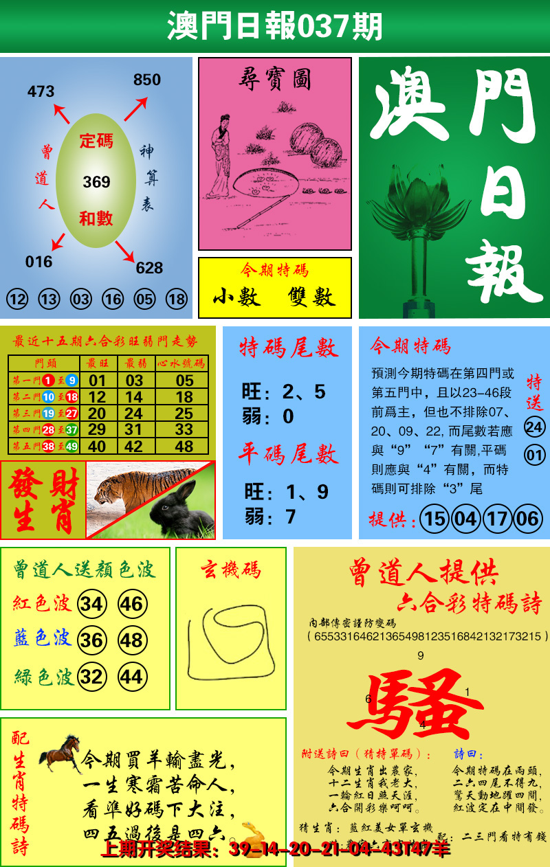 2025037期澳门日报