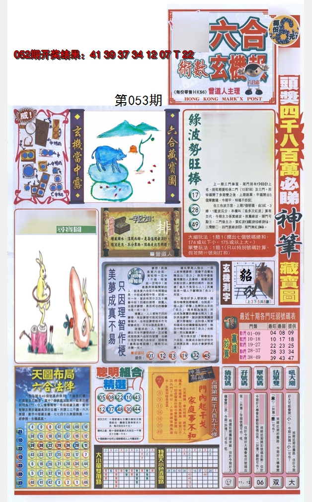 2025053期六合玄机报