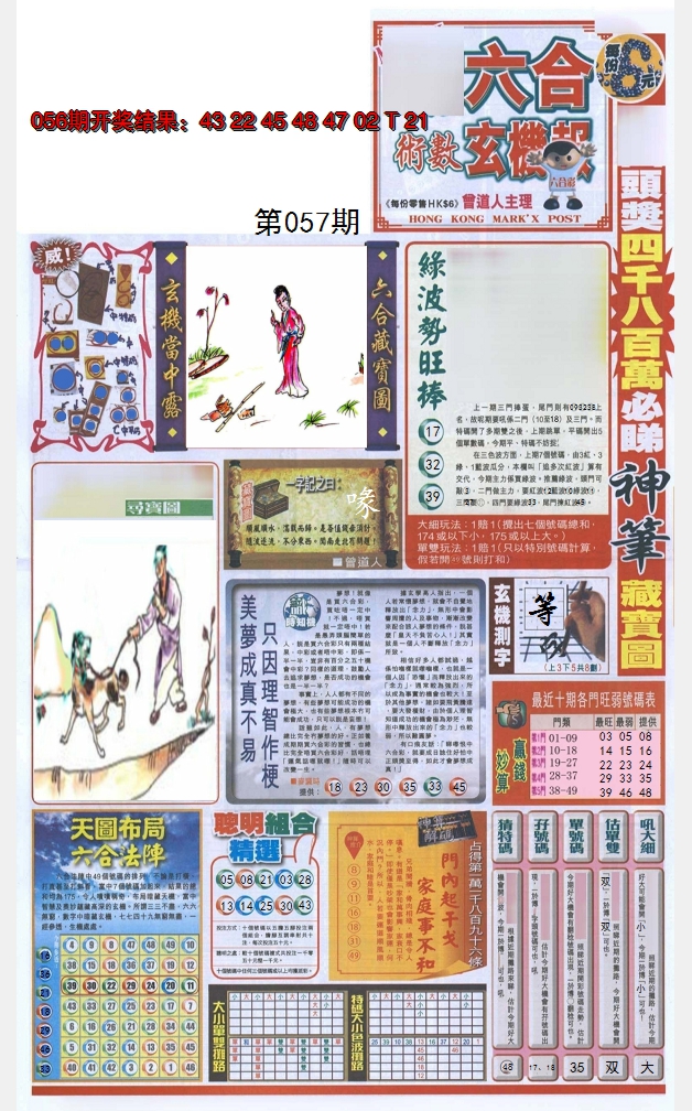 2025057期六合玄机报