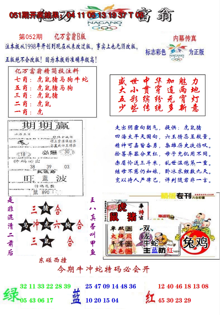 2025052期亿万富翁B