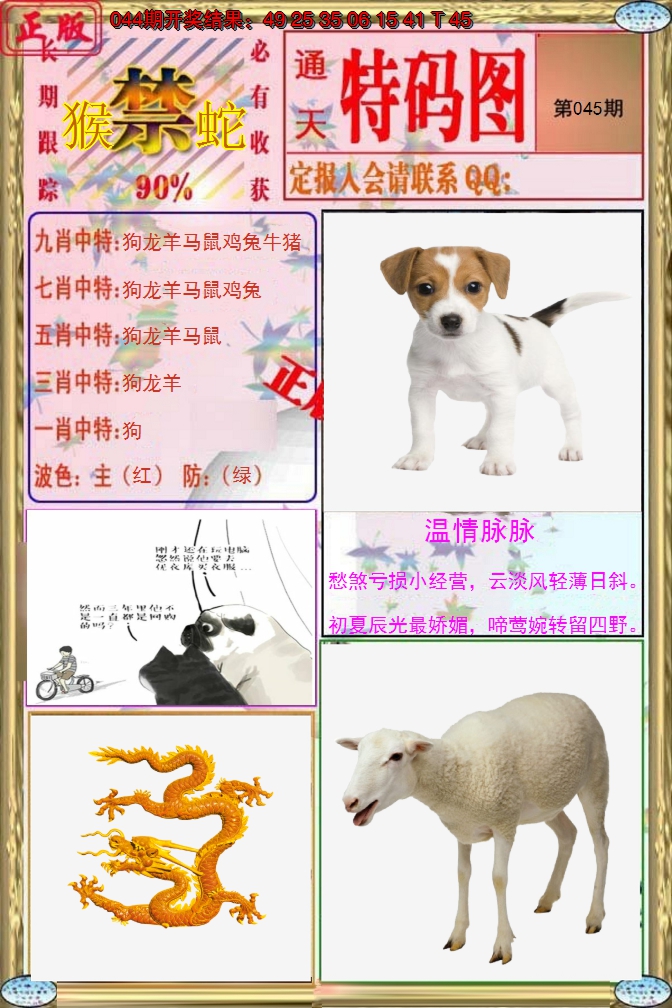 2025045期特码图