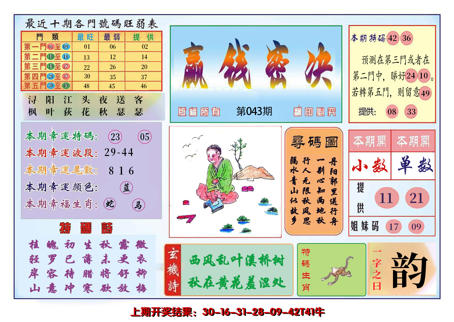 2025043期九龍赢钱密决(推荐)