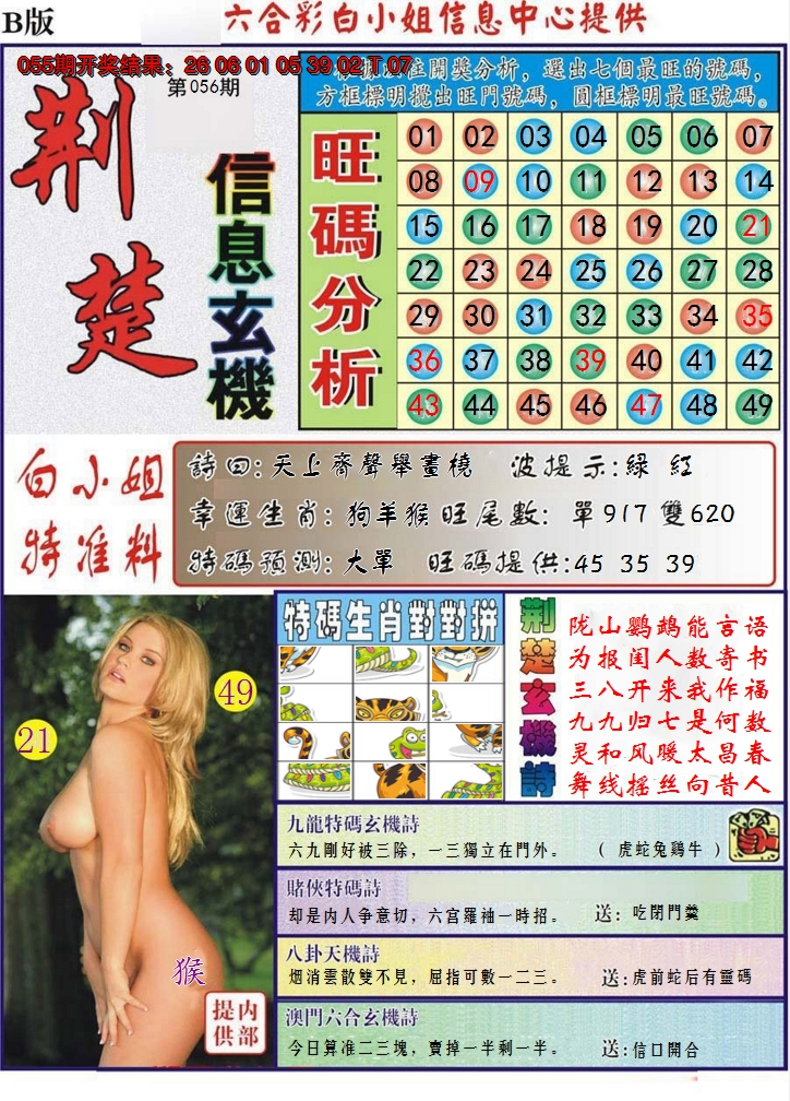 2025056期荆楚信息玄机B