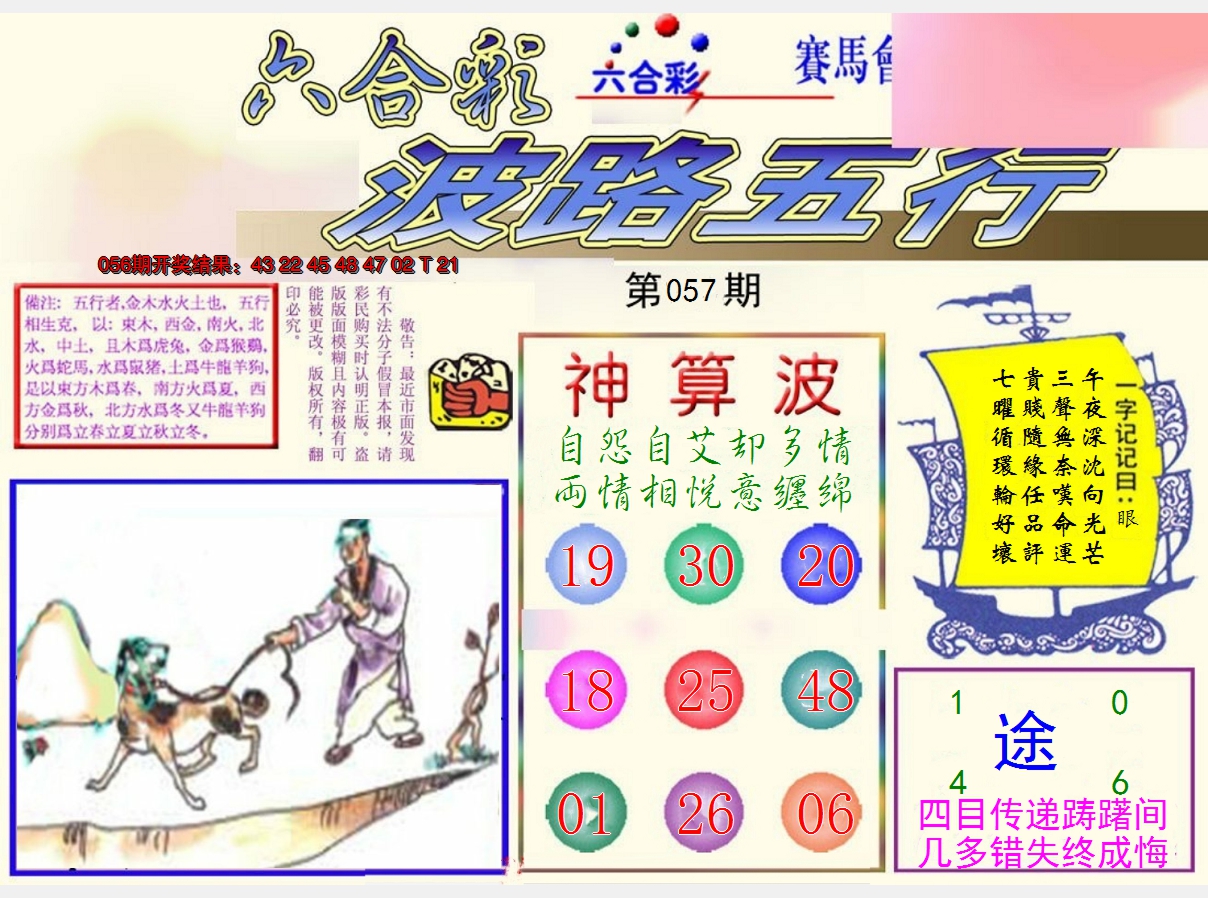 2025057期波路五行
