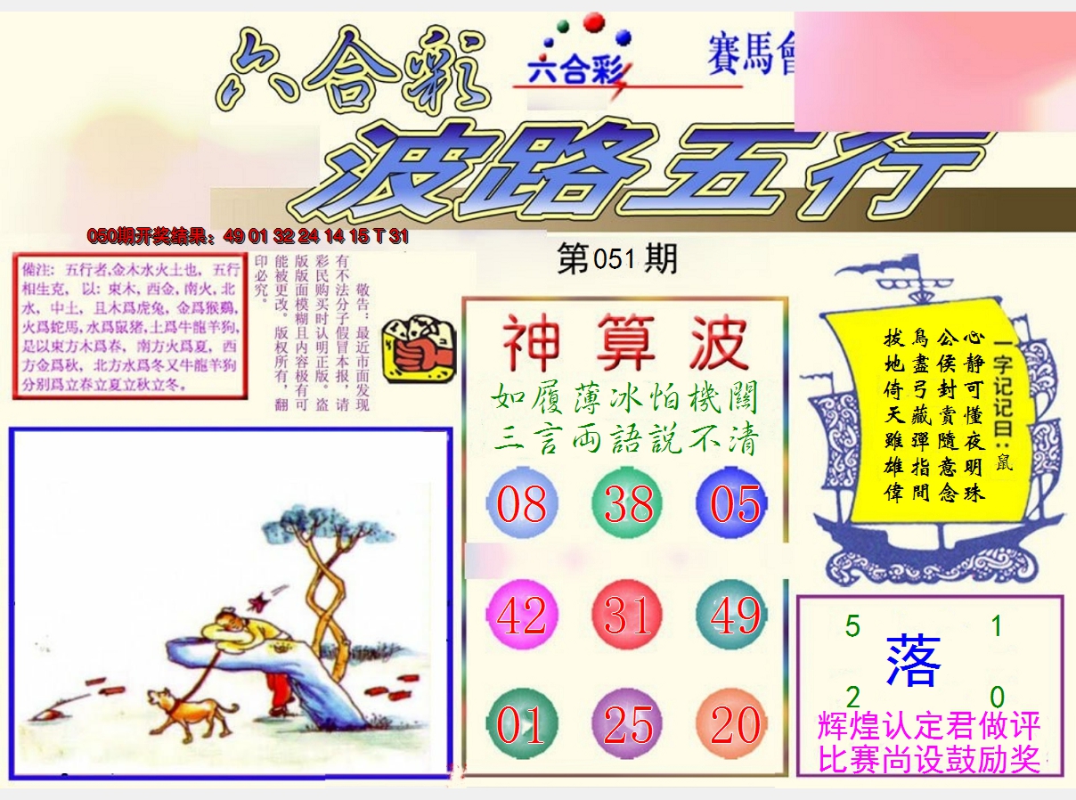 2025051期波路五行