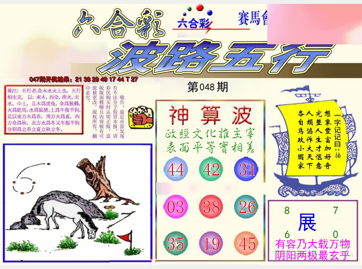 2025048期波路五行