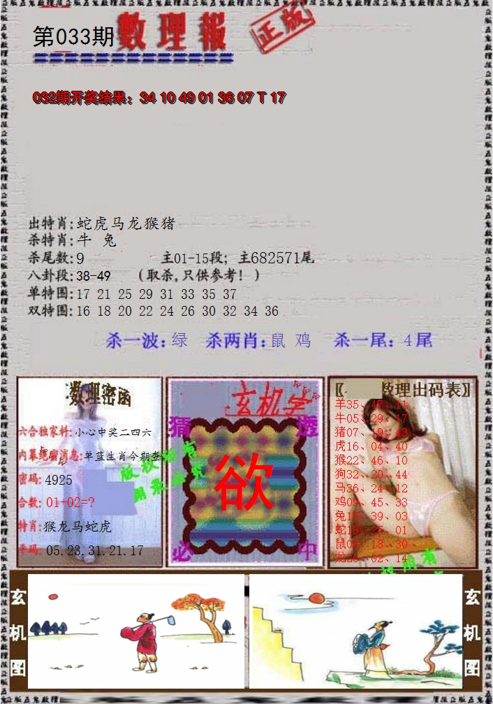 2025033期数理报