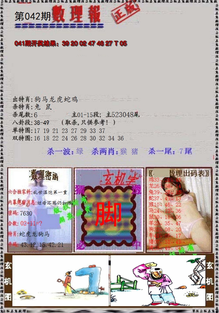 2025042期数理报
