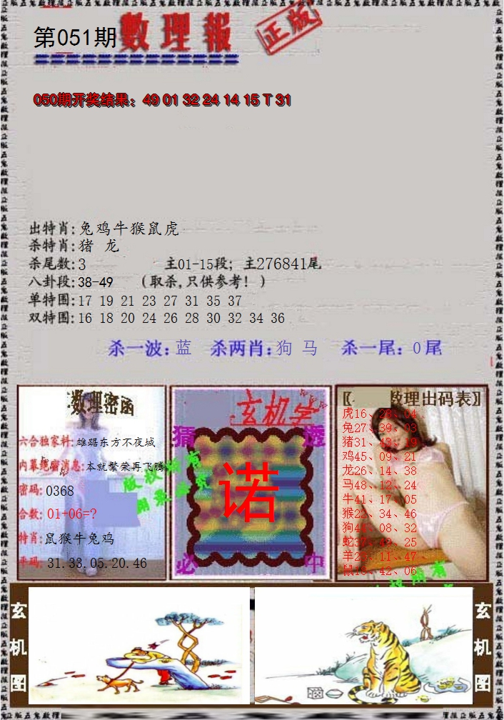 2025051期数理报