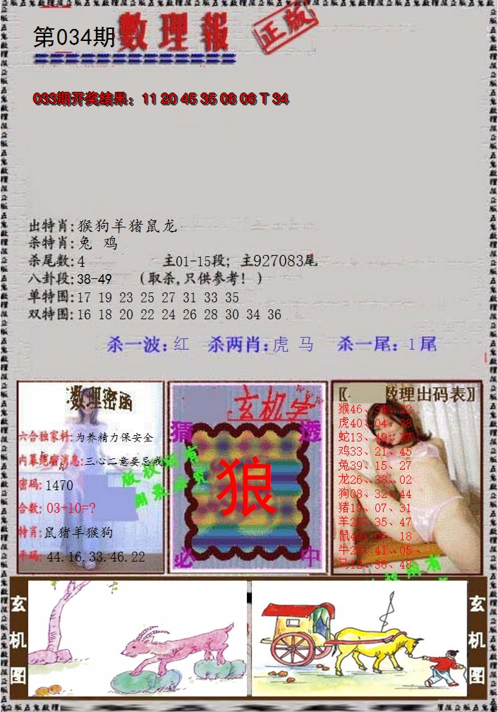 2025034期数理报