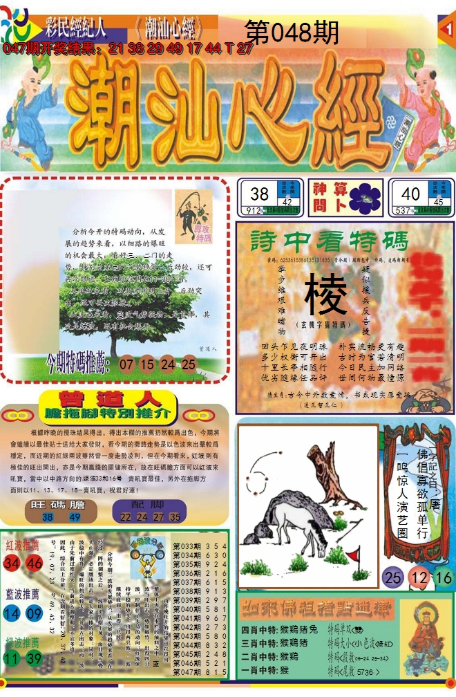 2025048期潮汕心经A