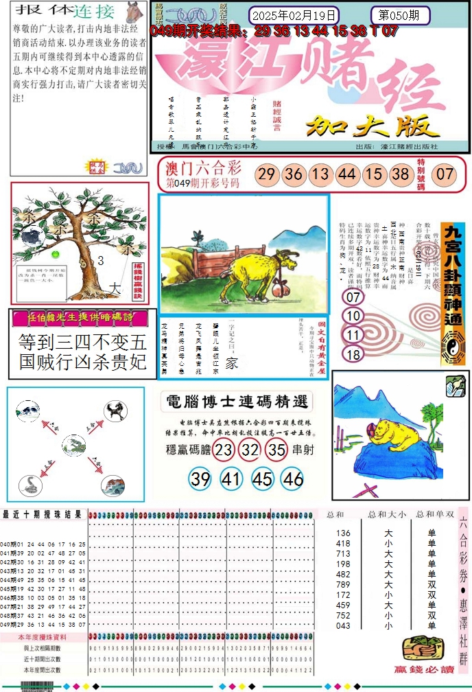 2025050期濠江赌经A加大版