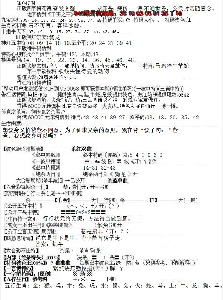 2025047期先锋总刚B