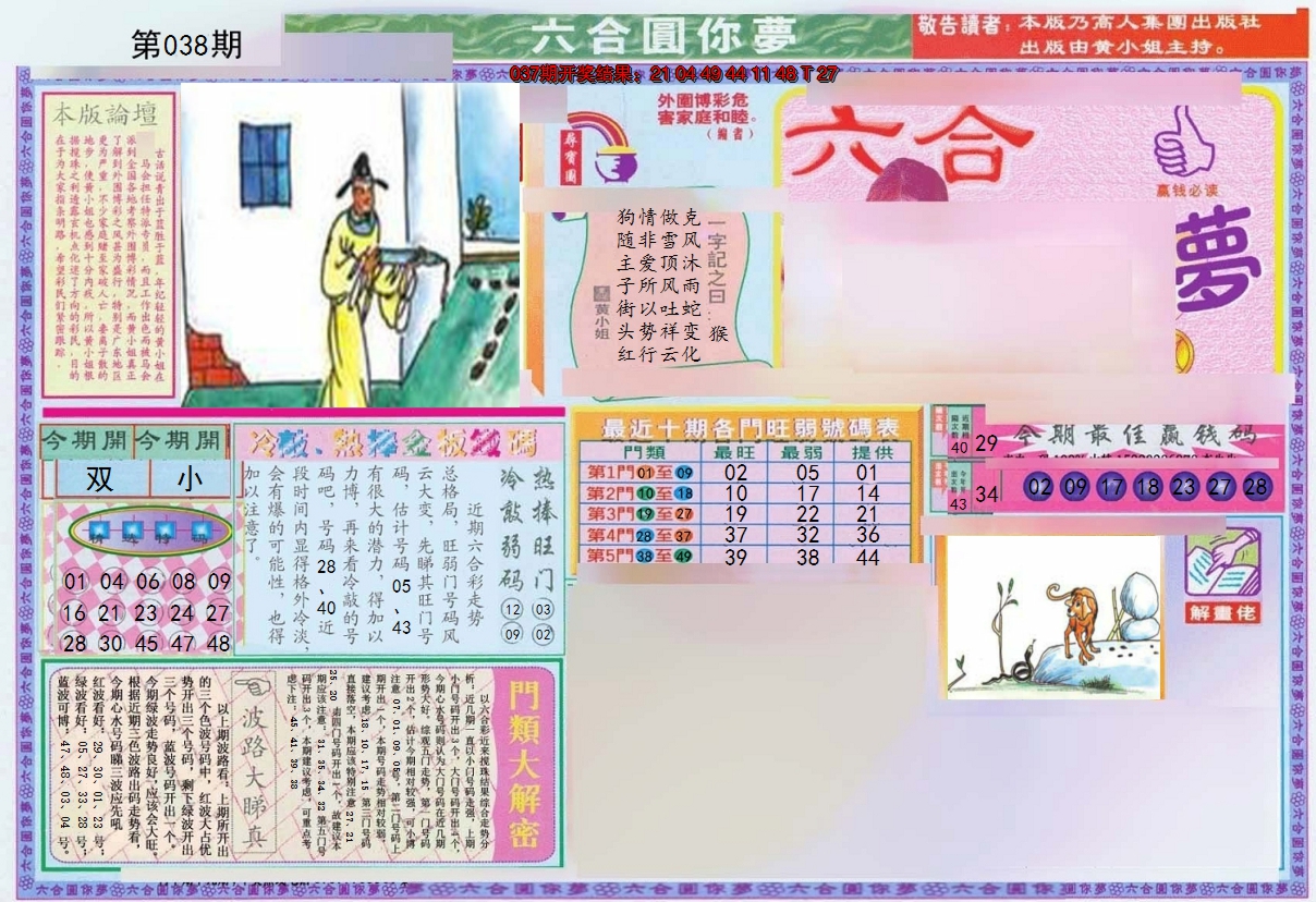 2025038期(新版)六合圆你梦A