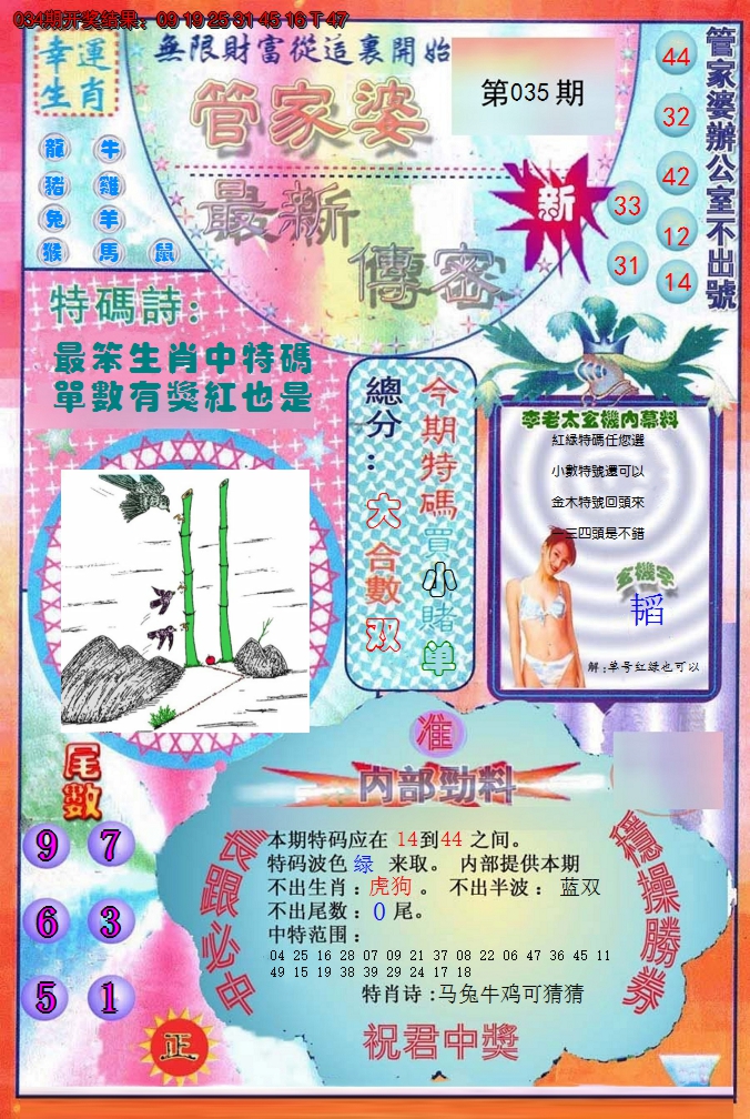 2025035期管家婆新传密