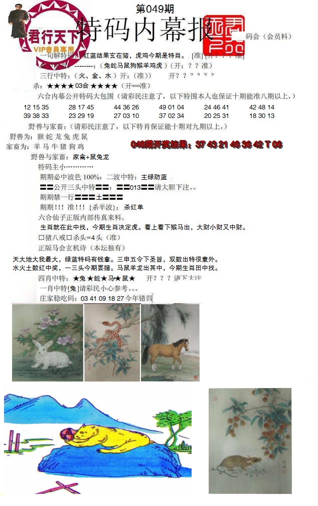 2025049期特码内幕报